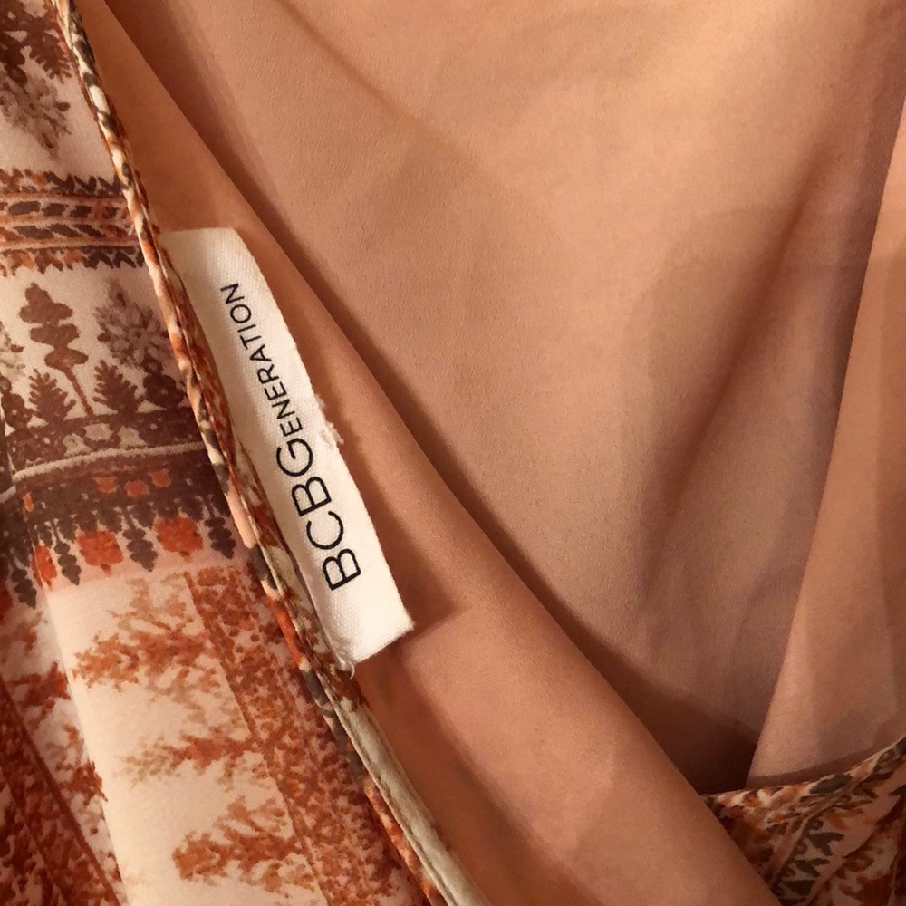 Bcbg Generation Pattered Patchwork Romper - image 4